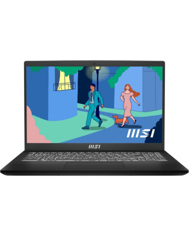 Ноутбук MSI Modern 15 B7M-473XRU AMD Ryzen 5 7430U/16Gb/SSD1Tb/15.6"/IPS/FHD/1920x1080/60Hz/NoOS/Classic Black (9S7-15HK12-473)