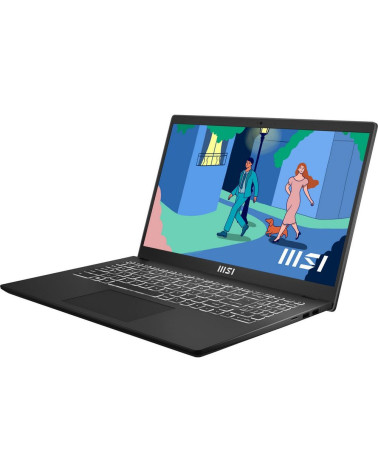 Ноутбук MSI Modern 15 B7M-472XRU AMD Ryzen 7 7730U/16Gb/SSD1Tb/15.6"/IPS/FHD/1920x1080/60Hz/NoOS/Classic Black (9S7-15HK12-472)
