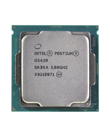 Центральный Процессор Intel Pentium G5420 OEM (Coffee Lake, 14nm, C2/T4, Base 3,80GHz, UHD 610, L3 4Mb, TDP 54W, S1151) 