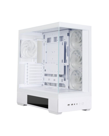 Корпус для ПК Zalman P40 DS White ATX Mid Tower PC Case, 120mm ARGB Fanx4