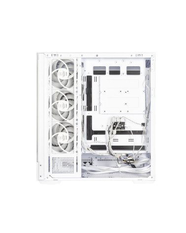 Корпус для ПК Zalman P40 DS White ATX Mid Tower PC Case, 120mm ARGB Fanx4