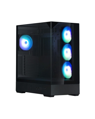 Корпус для ПК Zalman P40 Prism Plus Black ATX Mid Tower PC Case, 120mm ARGB Fanx4