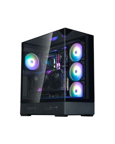 Корпус для ПК Zalman P40 Prism Plus Black ATX Mid Tower PC Case, 120mm ARGB Fanx4