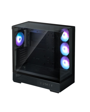 Корпус для ПК Zalman P40 Prism Plus Black ATX Mid Tower PC Case, 120mm ARGB Fanx4