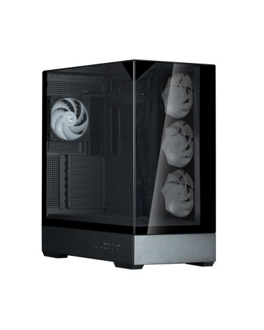 Корпус для ПК Zalman P40 Prism Plus Black ATX Mid Tower PC Case, 120mm ARGB Fanx4
