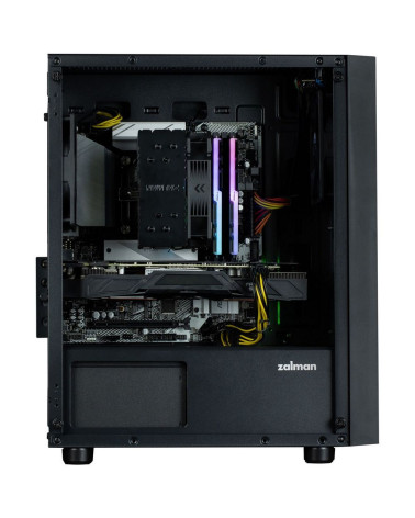 Корпус для ПК Zalman T3 PLUS mATX Mini Tower PC Case, Black fan x2