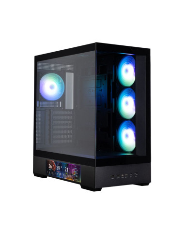 Корпус для ПК Zalman P40 DS Black ATX Mid Tower PC Case, 120mm ARGB Fanx4