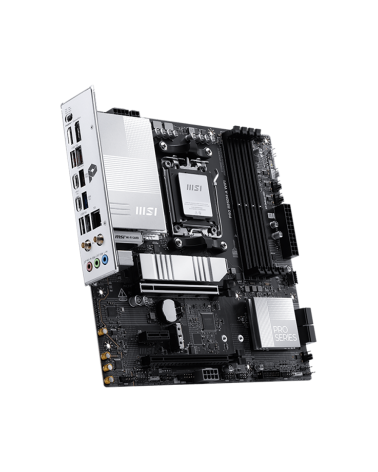 Материнская плата MSI PRO B850M-A WIFI B850, AM5, 4*DDR5, 2*PCIEx16, 1*PCIEx1, 2*M.2, 3*TypeC, 3*USB3.2Gen2, 5*USB3.2Gen1, 4*USB