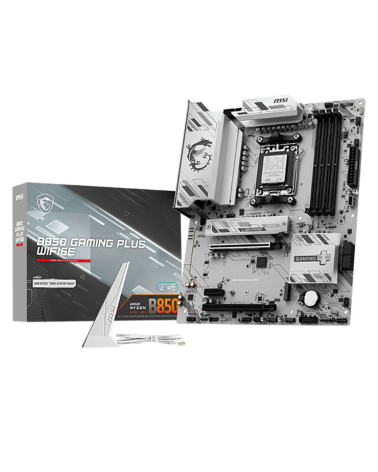 Материнская плата MSI B850 GAMING PLUS WIFI6E B850, AM5, 4*DDR5, 2*PCIEx16, 1*PCIEx1, 2*M.2, 2*TypeC, 3*USB3.2Gen2, 6*USB3.2Gen1