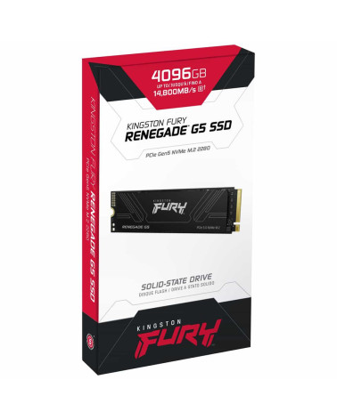 Твердотельный накопитель SSD Kingston PCIe 5.0 x4 4TB SFYR2S/4T0 Fury Renegade M.2 2280