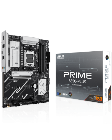 Материнская плата ASUS PRIME B850-PLUS AM5 ATX 4xDDR5 2xPCIEx16 3xM.2 USB-C DP HDMI 2.5GLAN