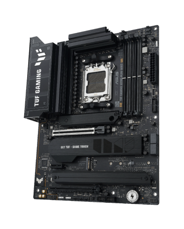Материнская плата ASUS TUF GAMING X870E-PLUS WIFI7 AM5 ATX 4xDDR5 2xPCIEx16 PCIEx1 4xM.2 2хUSB-C HDMI 2.5GLAN Wi-Fi 7
