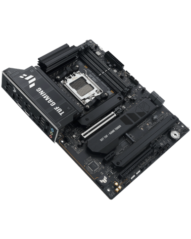 Материнская плата ASUS TUF GAMING X870E-PLUS WIFI7 AM5 ATX 4xDDR5 2xPCIEx16 PCIEx1 4xM.2 2хUSB-C HDMI 2.5GLAN Wi-Fi 7