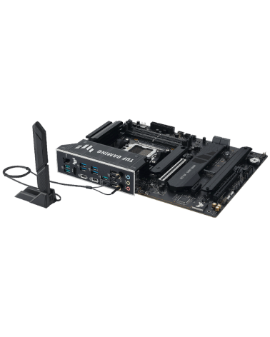 Материнская плата ASUS TUF GAMING X870E-PLUS WIFI7 AM5 ATX 4xDDR5 2xPCIEx16 PCIEx1 4xM.2 2хUSB-C HDMI 2.5GLAN Wi-Fi 7