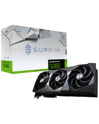 Видеокарта MSI RTX5080 SUPRIM SOC 16GB GDDR7 256bit 3xDP HDMI 3FAN RTL