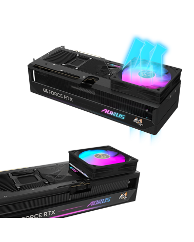 Видеокарта Gigabyte RTX5080 MASTER 16GB GDDR7 256bit 3xDP HDMI 3FAN RTL