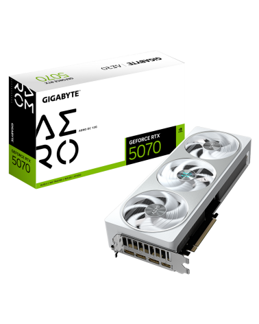 Видеокарта Gigabyte RTX5070 AERO OC 12GB GDDR7 192bit 3xDP HDMI 3FAN RTL