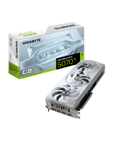 Видеокарта Gigabyte RTX5070Ti EAGLE OC ICE SFF 16GB GDDR7 256bit 3xDP HDMI 3FAN RTL