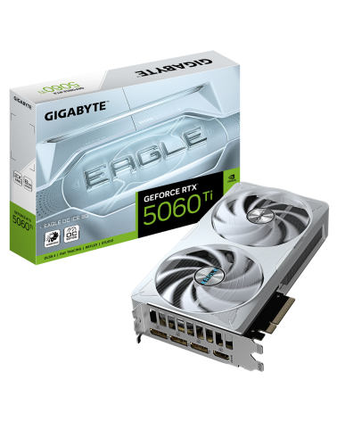 Видеокарта Gigabyte RTX5060Ti EAGLE OC ICE 8GB GDDR7 128bit 3xDP HDMI 2FAN RTL