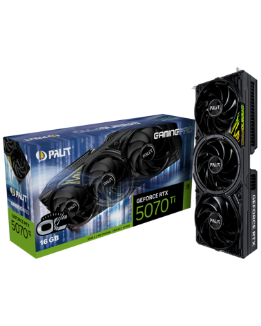 Видеокарта Palit RTX5070Ti GAMINGPRO OC V1 16GB GDDR7 256bit 3xDP HDMI 3FAN RTL