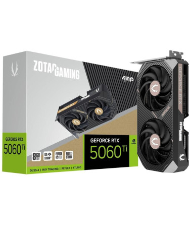 Видеокарта Zotac RTX5060Ti AMP 8GB GDDR7 128bit 3xDP HDMI 2FAN MEDIUM PACK