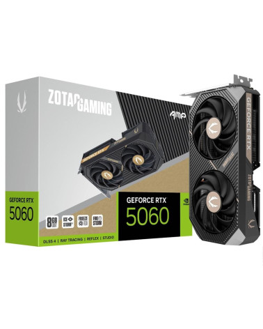 Видеокарта Zotac RTX5060 AMP 8GB GDDR7 128bit 3xDP HDMI 2FAN MEDIUM PACK