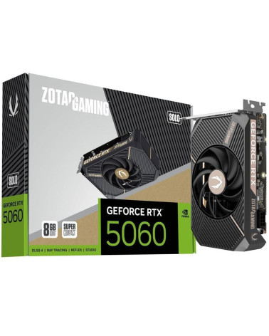 Видеокарта Zotac RTX5060 SOLO 8GB GDDR7 128bit 3xDP HDMI 1FAN LITE PACK