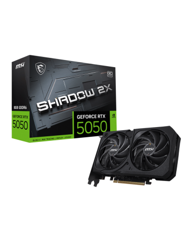 Видеокарта MSI RTX5050 SHADOW 2X OC 8GB GDDR6 128bit 3xDP HDMI 2FAN RTL