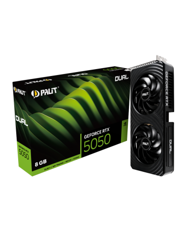 Видеокарта Palit RTX5050 DUAL 8GB GDDR6 128bit 3xDP HDMI 2FAN RTL