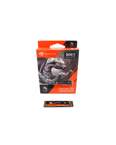 SSD диск SEAGATE FireCuda 520 M.2 2280 500 Гб PCI-E 4x4 NVMe NAND 3D TLC (ZP500GM3A002)