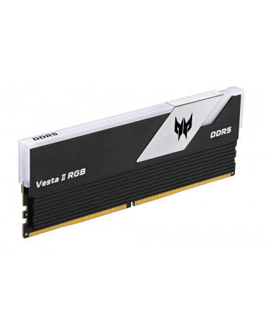 Модуль памяти DDR5 Acer Predator Vesta II RGB 32Gb (2x16) 6000Mhz CL30 (30-38-38-76) 1.35V  VESTA2-32GB-6000-1R8-V1 Black