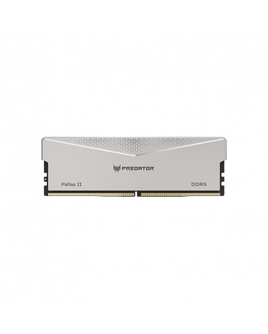 Модуль памяти DDR5 Acer Predator Pallas II 64Gb (2x32) 6000Mhz CL30 (30-38-38-76) 1.35V  PALLASII-64GB-6000-2R8-2X Silver