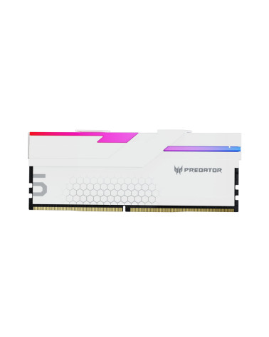 Модуль памяти DDR5 Acer Predator Hermes RGB 32Gb (2x16) 6800Mhz CL32 (32-45-45-108) 1.4V HERMES-32GB-6800-1R8-V4 with Fan White