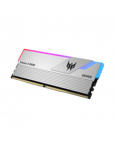 Модуль памяти DDR5 Acer Predator Vesta II RGB 32Gb (2x16) 6000Mhz CL30 (30-38-38-76) 1.35V  VESTA2-32GB-6000-1R8-V6 Silver