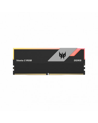 Модуль памяти DDR5 Acer Predator Vesta II RGB 32Gb (2x16) 6000Mhz CL32 (32-38-38-76) 1.35V  VESTA2-32GB-6000-1R8-V8 Black