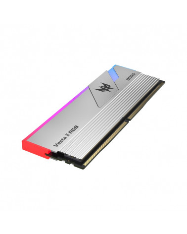 Модуль памяти DDR5 Acer Predator Vesta II RGB 64Gb (2x32) 6400Mhz CL32 (32-39-39-102) 1.V  VESTA2-64GB-6400-2R8-V1 Silver