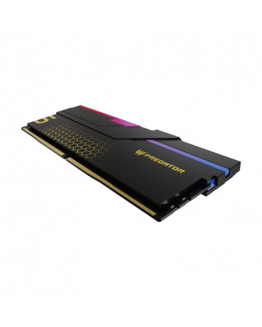 Модуль памяти DDR5 Acer Predator Hermes RGB 32Gb (2x16) 6400Mhz CL32 (32-39-39-102) 1.4V HERMES-32GB-6400-1R8-V2 Black