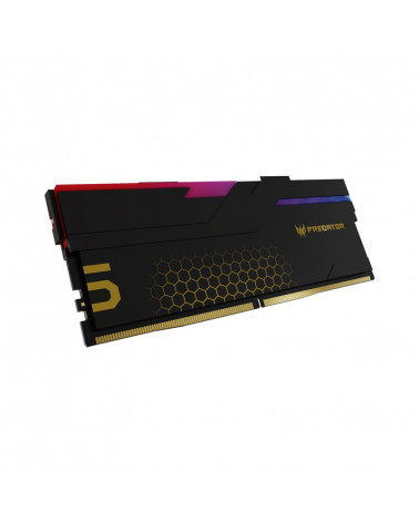 Модуль памяти DDR5 Acer Predator Hermes RGB 32Gb (2x16) 6400Mhz CL32 (32-39-39-102) 1.4V HERMES-32GB-6400-1R8-V2 Black