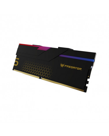 Модуль памяти DDR5 Acer Predator Hermes RGB 32Gb (2x16) 6400Mhz CL32 (32-39-39-102) 1.4V HERMES-32GB-6400-1R8-V2 Black