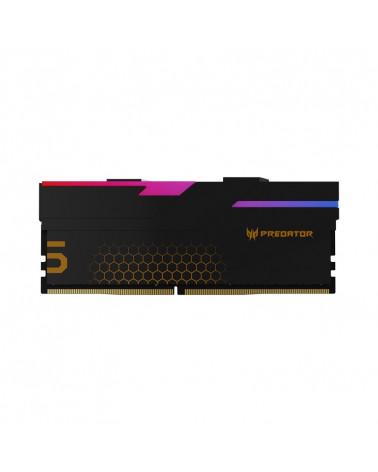 Модуль памяти DDR5 Acer Predator Hermes RGB 32Gb (2x16) 6400Mhz CL32 (32-39-39-102) 1.4V HERMES-32GB-6400-1R8-V2 Black
