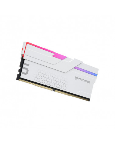 Модуль памяти DDR5 Acer Predator Hermes RGB 32Gb (2x16) 6800Mhz CL32 (32-45-45-108) 1.4V HERMES-32GB-6800-1R8-V4 with Fan White