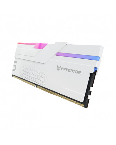 Модуль памяти DDR5 Acer Predator Hermes RGB 32Gb (2x16) 6800Mhz CL32 (32-45-45-108) 1.4V HERMES-32GB-6800-1R8-V4 with Fan White