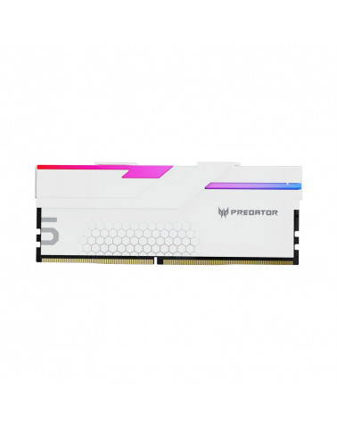 Модуль памяти DDR5 Acer Predator Hermes RGB 32Gb (2x16) 6800Mhz CL32 (32-45-45-108) 1.4V HERMES-32GB-6800-1R8-V4 with Fan White