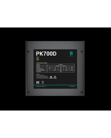 Блок питания Deepcool GAMERSTORM PK700D (ATX 2.4, 700W, PWM 120mm fan, Active PFC+DC to DC, 80+ BRONZE) RET