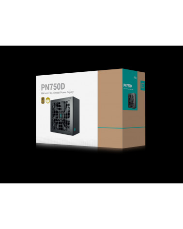 Блок питания Deepcool GAMERSTORM PN750D (ATX 3.1, 750W, PWM 120mm fan, Active PFC, 80+ GOLD, Active PFC + Full Bridge SRC LLC + 