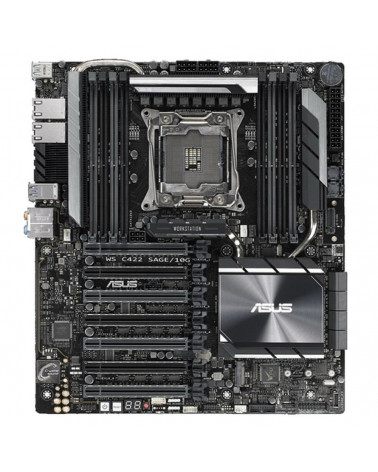 Материнская плата ASUS WS C422 SAGE/10G LGA2066 CEB 8xDDR4 7xPCIEx16 2xM.2 USB-C 2x10GLAN 3