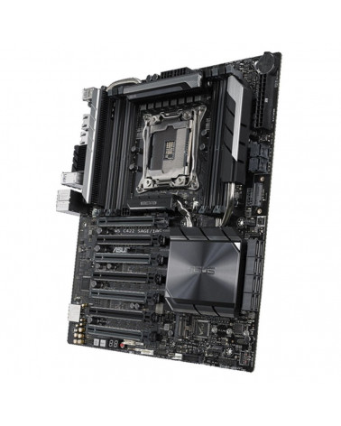 Материнская плата ASUS WS C422 SAGE/10G LGA2066 CEB 8xDDR4 7xPCIEx16 2xM.2 USB-C 2x10GLAN 3