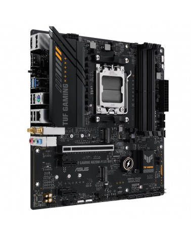 Материнская плата ASUS TUF GAMING A620M-PLUS WIFI AM5 mATX 4xDDR5 PCIEx16 2xPCIEx1 2xM.2 2xDP HDMI 2.5GLAN Wi-Fi 6