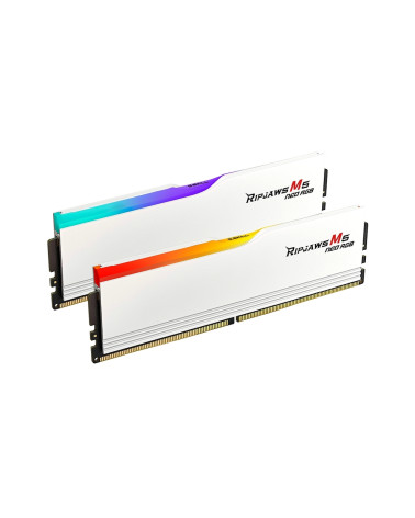 Модуль памяти DDR5 G.SKILL RIPJAWS M5 NEO RGB 32GB (2x16GB) 6000MHz CL30 (30-38-38-96) 1.35V / F5-6000J3038F16GX2-RM5NRW / White