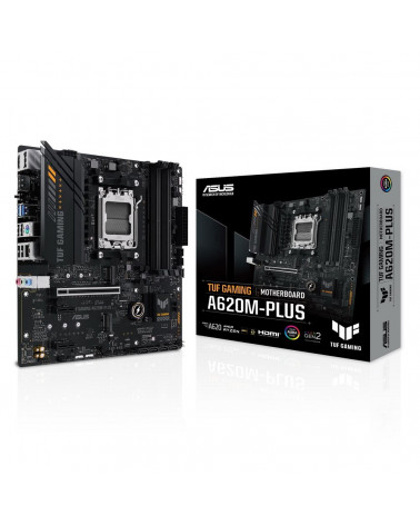 Материнская плата ASUS TUF GAMING A620M-PLUS AM5 mATX 4xDDR5 PCIEx16 2xPCIEx1 2xM.2 2xDP HDMI 2.5GLAN